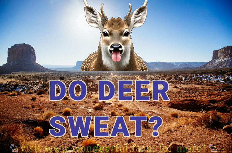 do deer sweat?